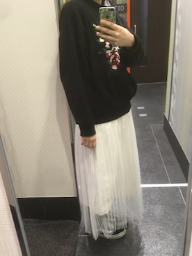 まきばおーさん（レディース・158cm）の冬コーディネート