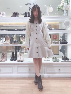 ワンピースを使った アイボリー のレディース人気ファッションコーディネート 身長 141cm 150cm Wear