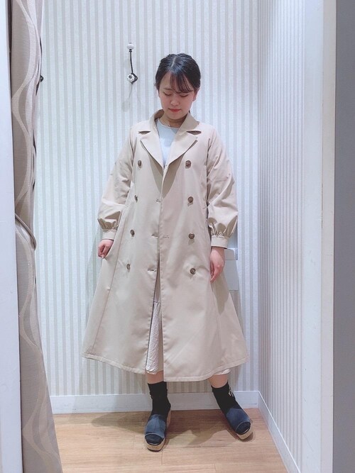 マジェスティックレゴンなんばシティ店スタッフ Majestic Legon Majestic Legonのトレンチコートを使ったコーディネート Wear