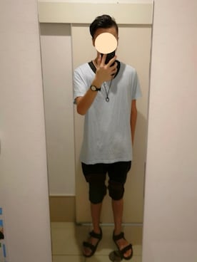 「エアリズム」｜拓ちゃんさん（メンズ・186cm）の秋コーディネート