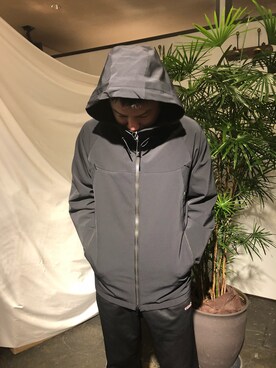 「SOLIDO（ソリード）のアイテム（ジャケット/アウター）」を使った、YUSAKU KOGAさん（メンズ・167cm）の夏コーディネート