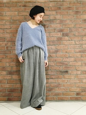 moritaさん（レディース・159cm）の冬コーディネート