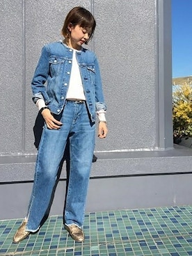 「JOURNAL STANDARD（ジャーナルスタンダード）のアイテム（ブルゾン）」を使った、moritaさん（レディース・159cm）の冬コーディネート