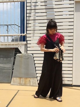 「Chaco（チャコ）のアイテム」を使った、moritaさん（レディース・159cm）の夏コーディネート