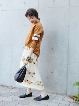 moritaさん（レディース・159cm）の冬コーディネート