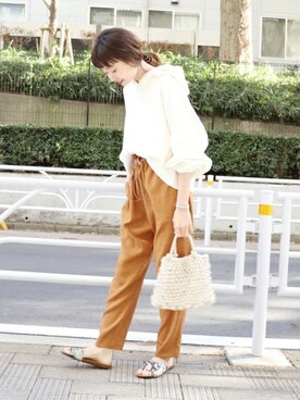 「JOURNAL STANDARD（ジャーナルスタンダード）のアイテム（スウェット）」を使った、moritaさん（レディース・159cm）の冬コーディネート