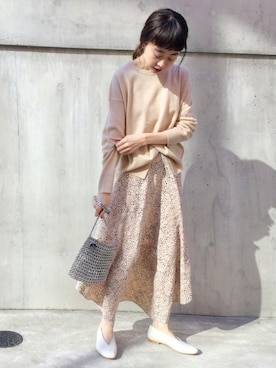 「カシミヤ」｜moritaさん（レディース・159cm）の冬コーディネート