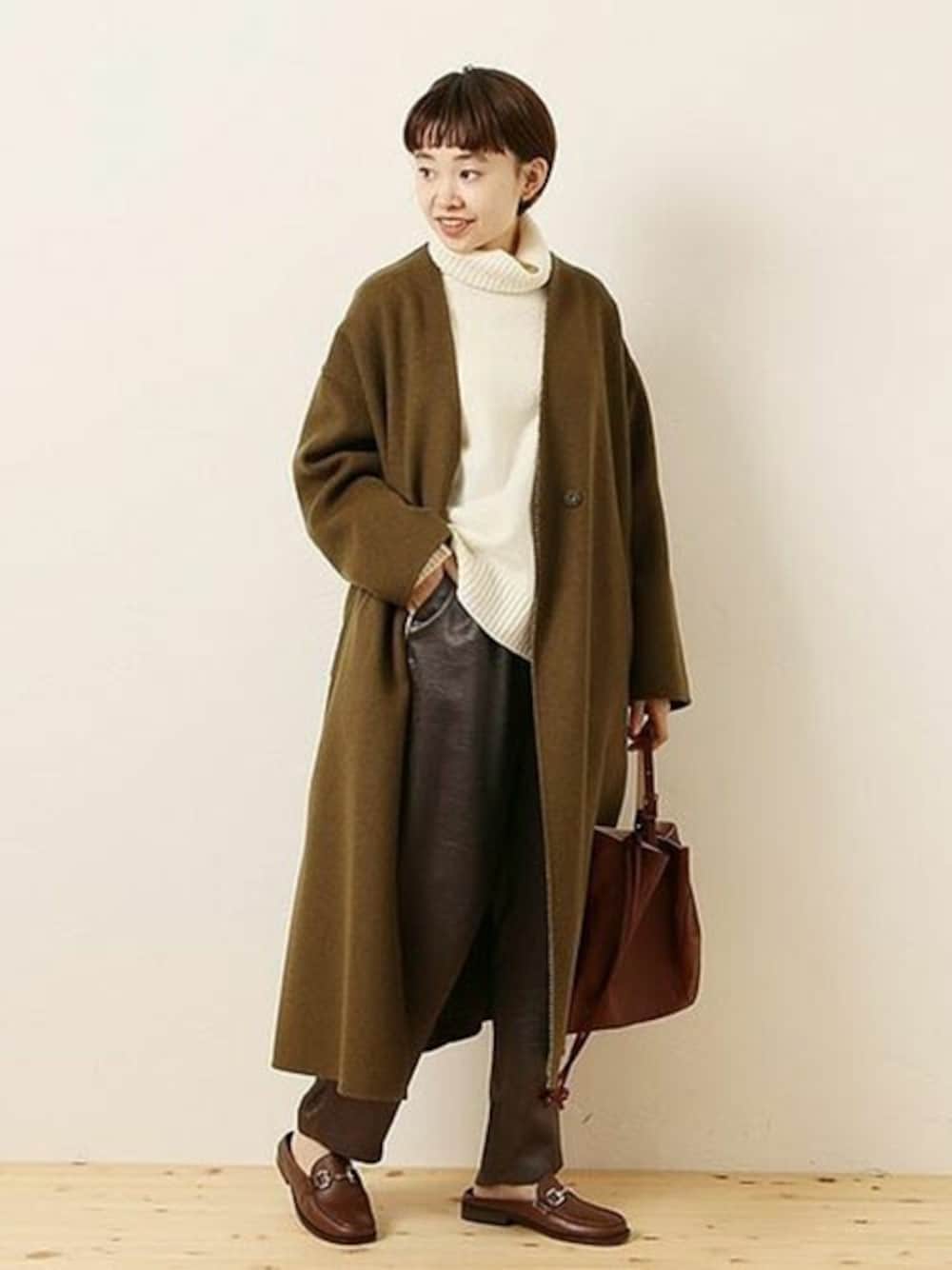 JS+eウールリバーチェックハイネックコート WEB限定》JS+eウールリバーチェックハイネックコート◇を使った人気