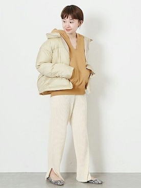 「JOURNAL STANDARD（ジャーナルスタンダード）のアイテム（ダウンジャケット/コート）」を使った、moritaさん（レディース・159cm）の秋コーディネート