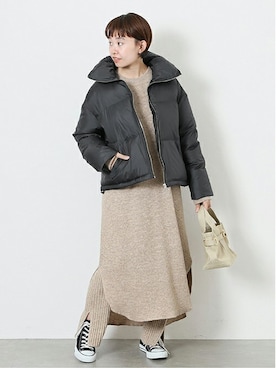 「JOURNAL STANDARD（ジャーナルスタンダード）のアイテム（ダウンジャケット/コート）」を使った、moritaさん（レディース・159cm）の秋コーディネート