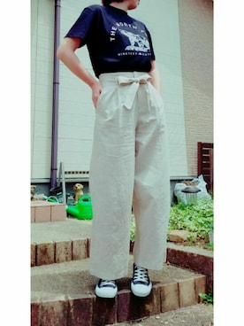 t︎︎︎︎︎☺︎m︎︎︎︎︎omin*さん(レディース・164cm)の春コーディネート