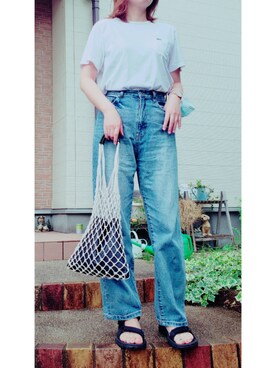 t︎︎︎︎︎☺︎m︎︎︎︎︎omin*さん（レディース・165cm）の夏コーディネート