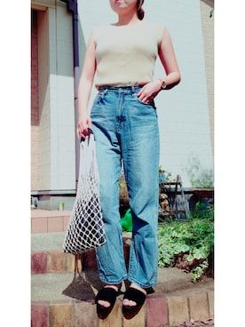 t︎︎︎︎︎☺︎m︎︎︎︎︎omin*さん（レディース・165cm）の夏コーディネート