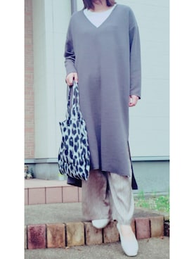 t︎︎︎︎︎☺︎m︎︎︎︎︎omin*さん（レディース・165cm）の春コーディネート