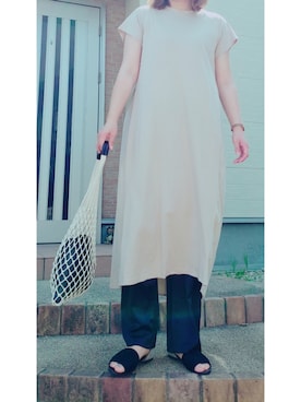 t︎︎︎︎︎☺︎m︎︎︎︎︎omin*さん（レディース・165cm）の夏コーディネート