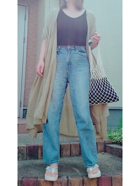 t︎︎︎︎︎☺︎m︎︎︎︎︎omin*さん（レディース・165cm）の夏コーディネート