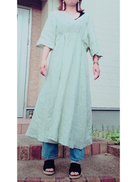 t︎︎︎︎︎☺︎m︎︎︎︎︎omin*さん（レディース・165cm）の夏コーディネート