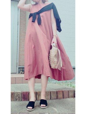 t︎︎︎︎︎☺︎m︎︎︎︎︎omin*さん（レディース・165cm）の夏コーディネート