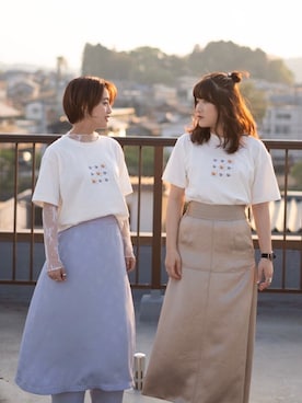 純怜(すみれ)@lilivyさん(レディース・151cm)の夏コーディネート