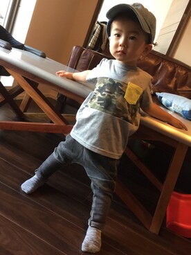 DJ GAKUさん（キッズ・80cm）の春コーディネート