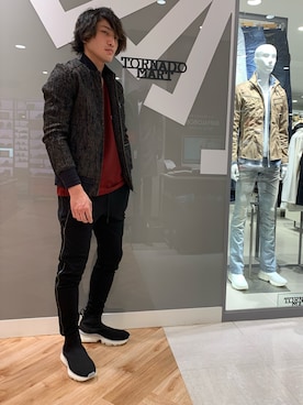 「ファッションの力を信じよう」｜KASUYAさん（メンズ・170cm）の冬コーディネート