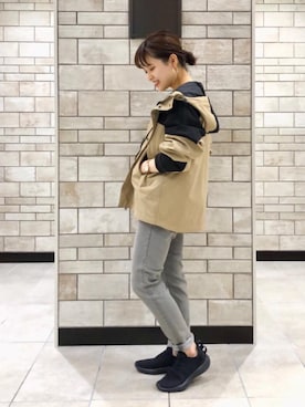 「KELTY（ケルティ）のアイテム」を使った、coen Hiramaさん（レディース・148cm）の秋コーディネート