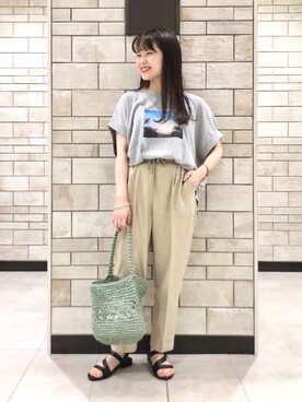 「ベーシックカラー」｜coen Hiramaさん（レディース・148cm）の夏コーディネート