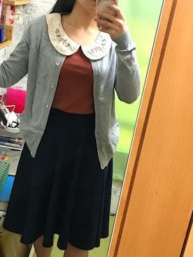 「安い」｜「アイテム（アンサンブル）」を使った、ベロりんさん（レディース・148cm）の冬コーディネート
