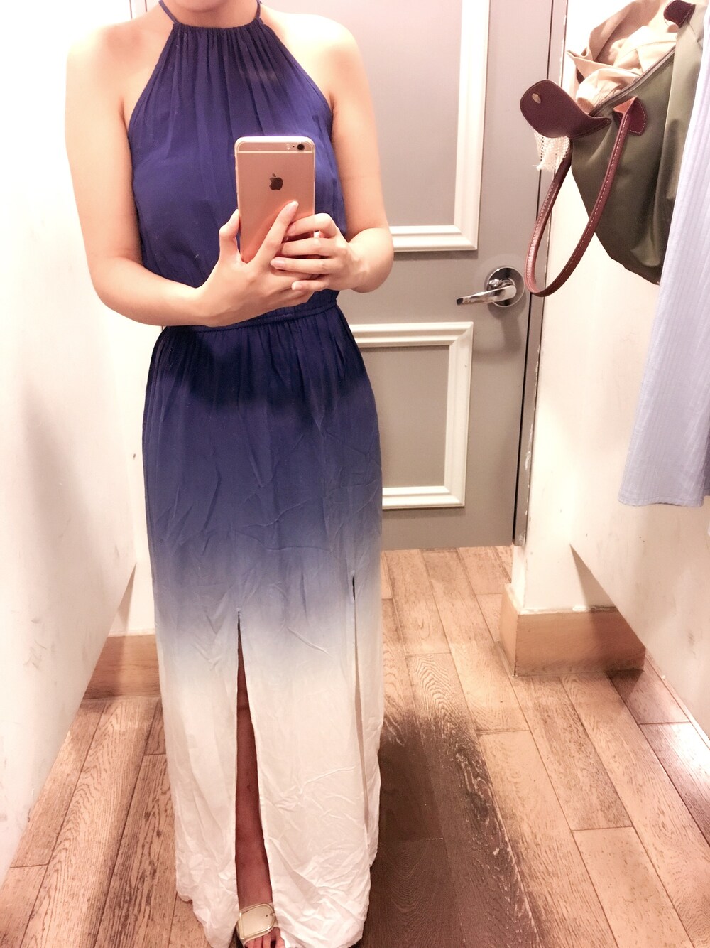 「summer、summer in SH！」｜「FOREVER 21のアイテム（ジャンパースカート、ブルー系）」を使った、coco7さん（レディース・172cm）の夏コーディネートの1枚目の写真