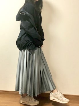 「united arrows」｜「アイテム（ブルゾン）」を使った、yunさん（レディース・160cm）の春コーディネート