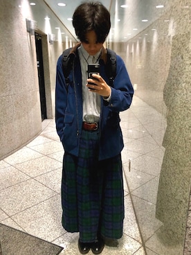 「アイテム（PC・スマホグッズ/家電）」を使った、みねちゃんさん（メンズ・169cm）の春コーディネート