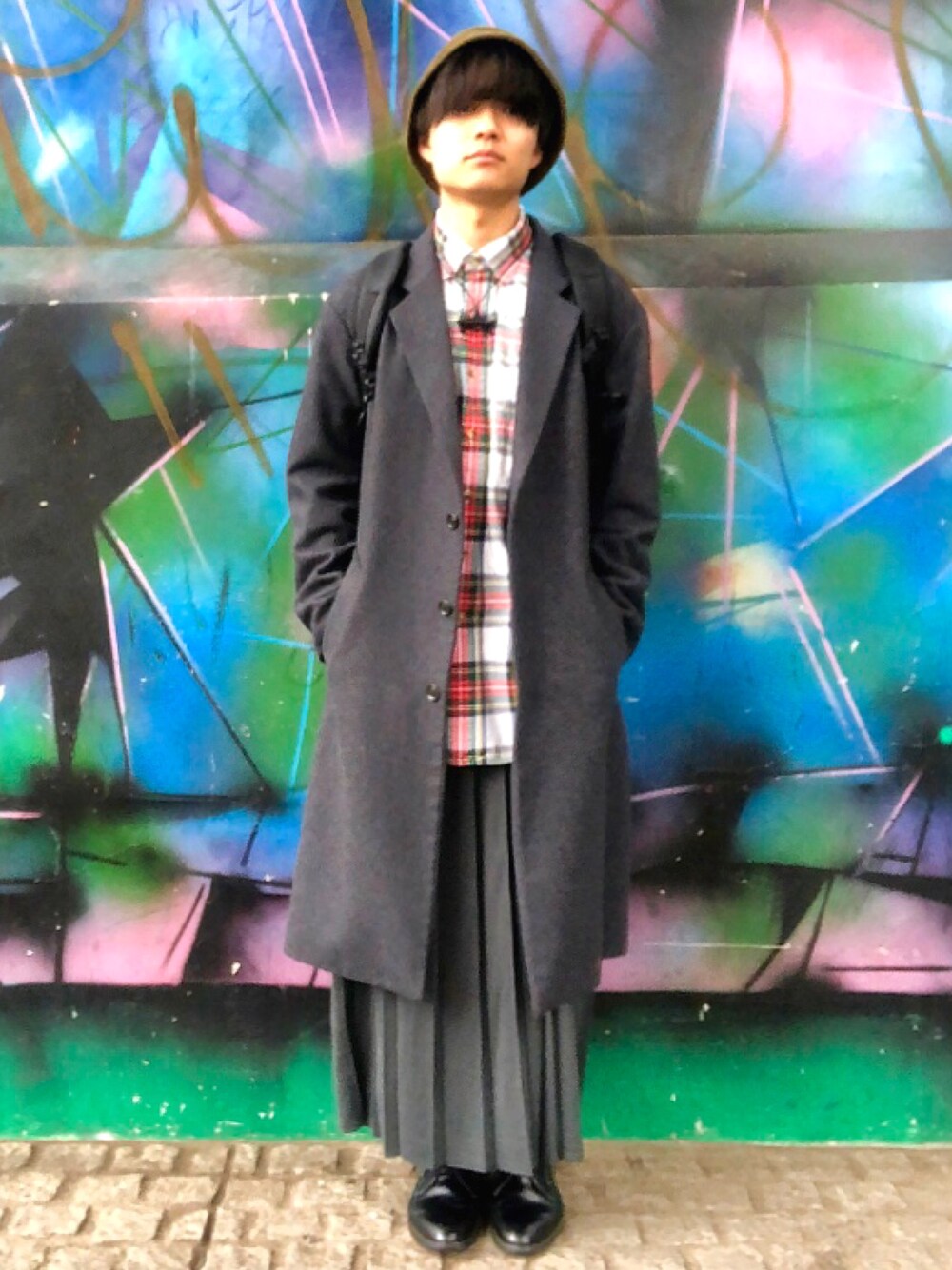 ◇NOBILIAオーバーサイズチェスターコートを使ったメンズ人気