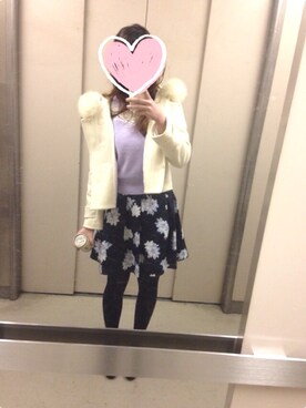 「Rirandture（リランドチュール）のアイテム（ダッフルコート）」を使った、yuzukaさん（レディース・166cm）の冬コーディネート