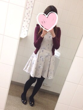 「JILL by JILL STUART（ジルバイジルスチュアート）のアイテム（カーディガン/ボレロ）」を使った、yuzukaさん（レディース・166cm）の春コーディネート