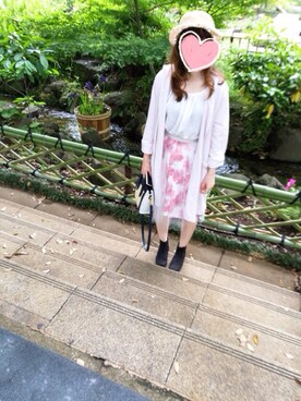 「EDIT COLOGNE（エディットコロン）のアイテム（トップス）」を使った、yuzukaさん（レディース・166cm）の春コーディネート