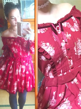 「rose」｜colorfulkittendollyさん（レディース・175cm）の冬コーディネート