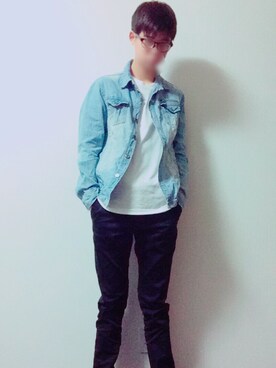 「アイテム（ジャケット/アウター）」を使った、翼さん（メンズ・177cm・10代）の冬コーディネート