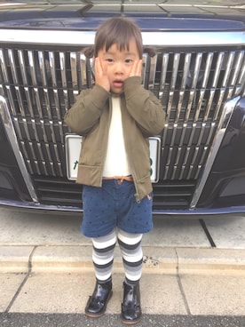 ki☺︎hoさん（キッズ・90cm）の冬コーディネート