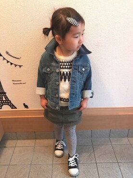ki☺︎hoさん（キッズ・90cm）の冬コーディネート