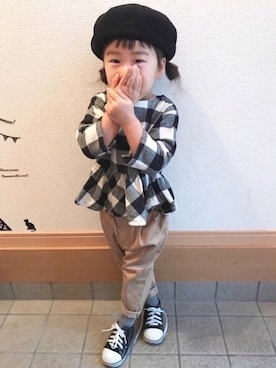 ki☺︎hoさん（キッズ・90cm）の春コーディネート