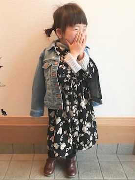 ki☺︎hoさん（キッズ・90cm）の春コーディネート