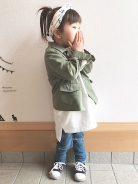 ki☺︎hoさん（キッズ・90cm）の春コーディネート