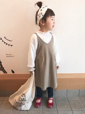 ki☺︎hoさん（キッズ・90cm）の春コーディネート