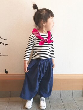 ki☺︎hoさん（キッズ・90cm）の春コーディネート