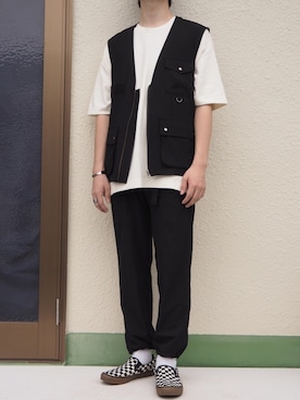 「JOINT WORKS（ジョイントワークス）のアイテム（ジャケット/アウター）」を使った、Shun.さん（メンズ・169cm）の夏コーディネート