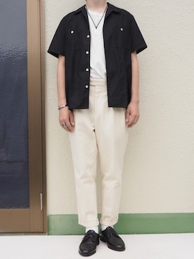 「GIVENCHY（ジバンシイ）のアイテム（アクセサリー）」を使った、Shun.さん（メンズ・169cm）の夏コーディネート