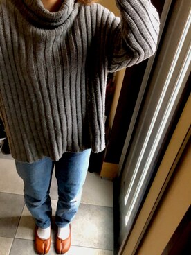 「OZOC（オゾック）のアイテム（その他シューズ）」を使った、yさん（レディース・157cm）の春コーディネート