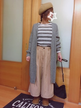 「SCROLLのアイテム」を使った、ａiﾁｬﾝﾈﾙさん（レディース・151cm）の秋コーディネート