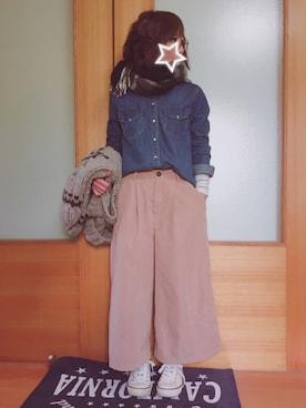 「SCROLLのアイテム」を使った、ａiﾁｬﾝﾈﾙさん（レディース・151cm）の冬コーディネート