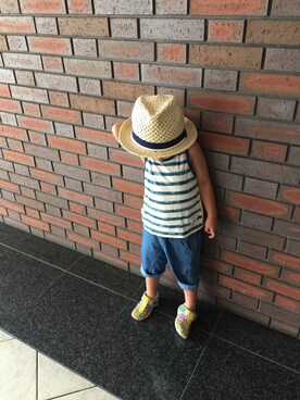 「BOOFOOWOO」｜KEN太さん（キッズ・90cm）の夏コーディネート